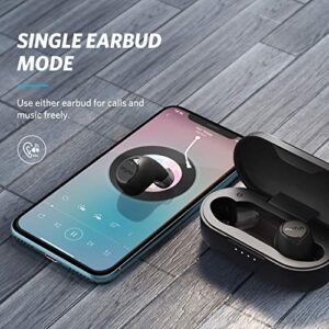 EarFun® Free Wireless Earbuds, Call Noise Reduction, Bluetooth 5.0 True Wireless Earbuds, Sweatshield™ IPX7 Waterproof Bluetooth Headphone, Deep Bass, 30Hrs