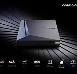 Formuler Z11 Pro Max Android 11 Wireless Ax 2x2 Gigabit LAN 4GB Ram 32GB ROM 4K + Extra 7 Colours Wireless Keyboard + Extra Magnetic Car Mount