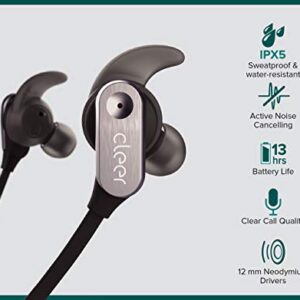 Cleer Trek Active Noise Cancelling in-Ear Headphones, Work from Home - Grey
