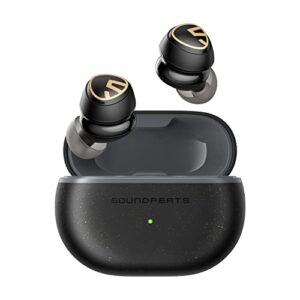 soundpeats mini pro hs wireless earbuds with hi-res audio and ldac tech, hybrid active noise cancelling bluetooth 5.2 earphones, 6 mics and enc for clear calls, 28 hours of playtime, 70ms game mode