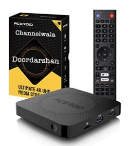 2023 doordarshan tvplus pro sword 4k uhd iptv box bluetooth remote and stalker player & m3u player & recoding capability with dual band 5g wifi
