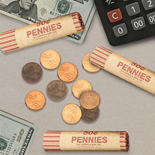 Bazic 5011 Penny Coin Wrappers, 36 Per Pack