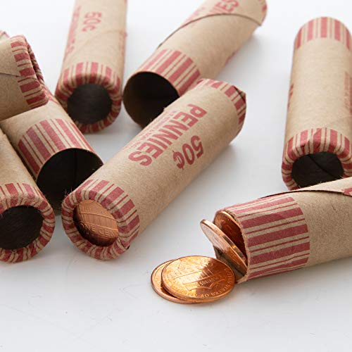 Bazic 5011 Penny Coin Wrappers, 36 Per Pack