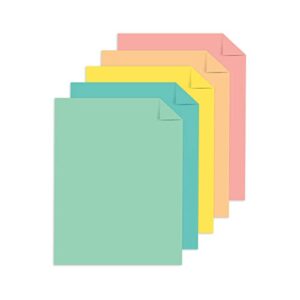 Astrobrights Mega Collection, Colored Paper, Punchy Pastel 5-Color Assortment, 625 Sheets, 24 lb./89 gsm, 8.5" x 11" - MORE SHEETS! (91732)