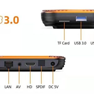 Amlogic S905X4 TV Box Android 11.0 TV Box HK1 Box 4GB RAM 64GB ROM Dual-WiFi 2.4GHz/5GHz BT Quad Core 64 Bits 3D/8K 1000M Smart TV Box