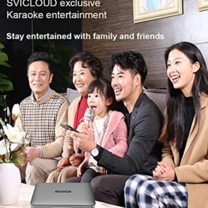 SVICLOUD 8P Android Mini Box 2022 4+64GB Smart AI Voice Remote Ultra HD 2.4/5.8G WiFi Chinese TV Certified Overseas Version