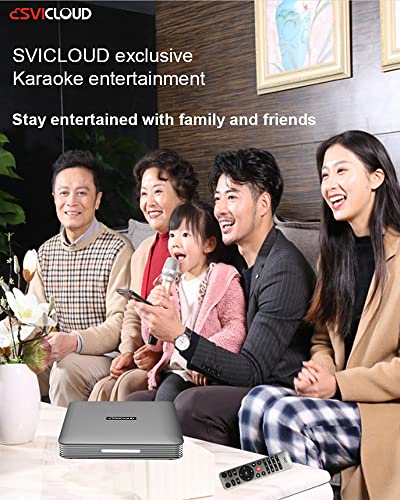 SVICLOUD 8P Android Mini Box 2022 4+64GB Smart AI Voice Remote Ultra HD 2.4/5.8G WiFi Chinese TV Certified Overseas Version