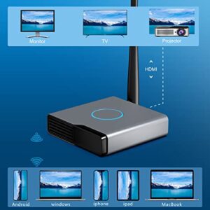 BXH Wireless HDMI Display Adapter dongle,No Setup,No Need Any APP, Support Airplay Mirroring for iOS and Mac System,Used for iPhone Mac iOS Android Casting/Mirroring to TV/Projector/Monitor