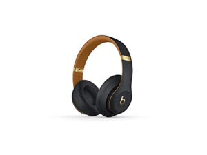 beats studio3 wireless noise cancelling on-ear headphones – apple w1 headphone chip, class 1 bluetooth, active noise cancelling, 22 hours of listening time – midnight black (previous model)