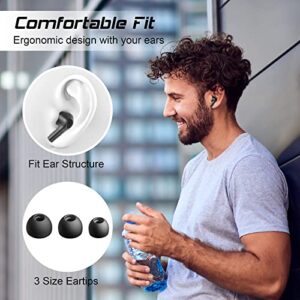Hadisala Wireless Earbuds, Bluetooth 5.0 Headphones True Wireless Stereo Headset with Charging Case, Touch Control & Built-in Mic, High-Fidelity Sound 35 Hours Playback for iPhone Android and More