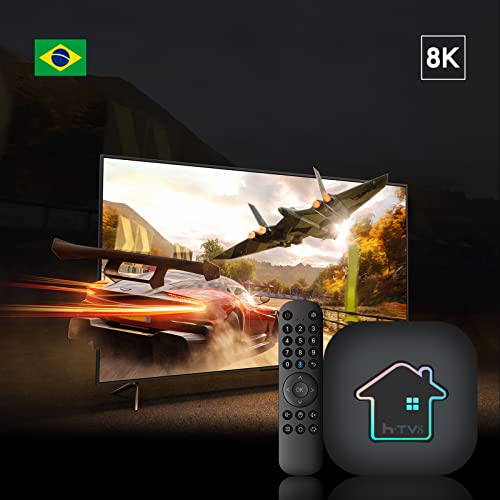 2023 H8 IPTV Brazil htv8 htv Box 2023 IPTV Brazil Advanced Version with Ultra Clear Resolution Videos, On-Demand Programs, Easy Set-up, WiFi/Bluetooth Supported