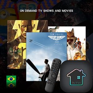 2023 H8 IPTV Brazil htv8 htv Box 2023 IPTV Brazil Advanced Version with Ultra Clear Resolution Videos, On-Demand Programs, Easy Set-up, WiFi/Bluetooth Supported