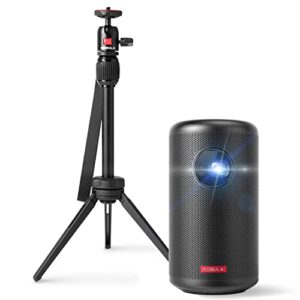 anker nebula capsule ii with adjustable tripod stand, compact, aluminum alloy portable projector stand