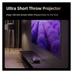 R1 UST 1080P Laser Projector Ultra Short Throw Cinema Smart HDR Video Beamer for Home Theater Formovie