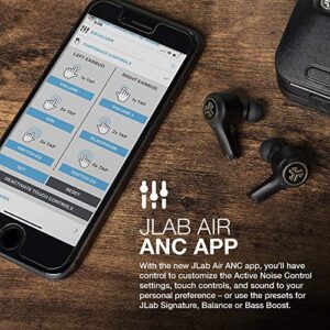 JLab Epic Air ANC True Wireless Bluetooth 5 Earbuds | Active Noise Canceling | IP55 Sweatproof | 12-Hour Battery Life, 36-Hour Charging Case | Low Latency Movie Mode | 3 EQ Sound Settings