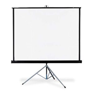 quartet portable tripod projection screen, 70 x 70 inches, high-resolution, matte surface (570s)