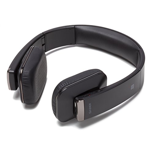 Kinivo URBN Premium Bluetooth Wireless Headphones - NFC Pairing, Powerful AptX HD Sound, Wireless Audio Streaming and Hands-Free Calling for Devices Like iPads, iPhones, Android (Midnight Black)