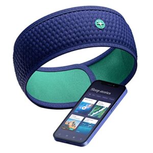 hoomband | bluetooth sleep headphones | headband for sleep, travel, meditation | free access to hypnotic stories and sounds created by sleep experts | charging cable included