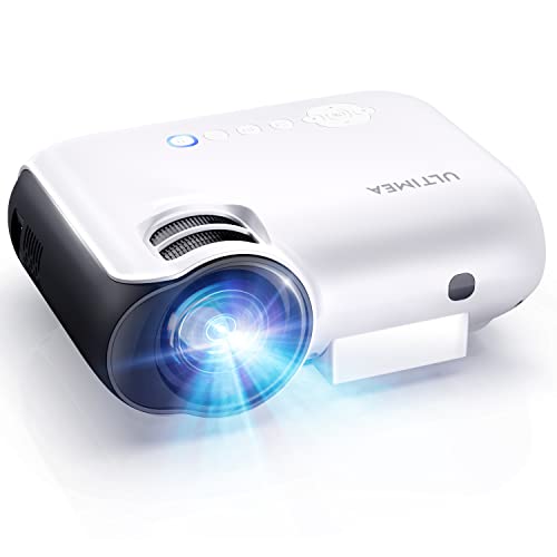 Movie Projector for Indoor, Native 1080P Projector with 10,000 lumens, ULTIMEA Home Projector Reduced 60% Noise, Bluetooth Projector Compatible with TV Stick/Laptop/HDMI/USB for Home Theater