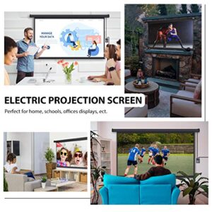 VIVOHOME 100 Inch Electric Motorized Projector Screen with Remote, 16:9 8K 4K Ultra HD Widescreen for Movie Home Theater Cinema Office Video Game