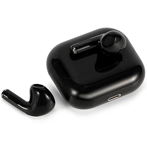 AD Pro3 Earpods Wireless Airdots Bluetooth 5.3 Multi-Function Touch Earbuds Microphone Auto Pairing Earphone Battery Display Charging Headset Voice Assistant Deep Bass Stereo Sound (Black)