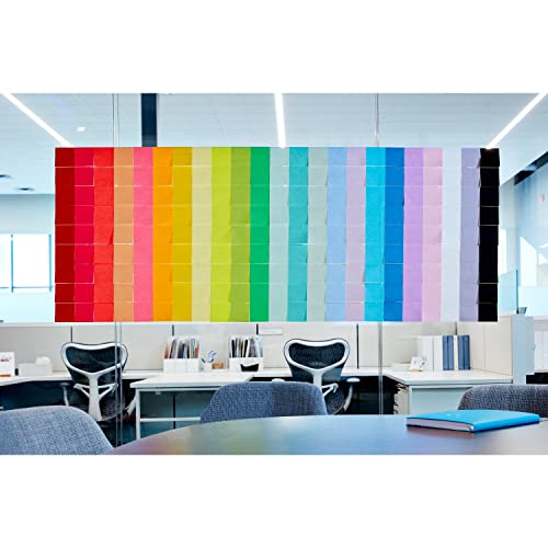 Post-it Super Sticky Notes, Limited Edition Color Collection, 3x3 in, 15 Pads/Pack, 45 Sheets/Pad (654-15SSALL)