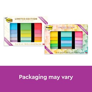 Post-it Super Sticky Notes, Limited Edition Color Collection, 3x3 in, 15 Pads/Pack, 45 Sheets/Pad (654-15SSALL)