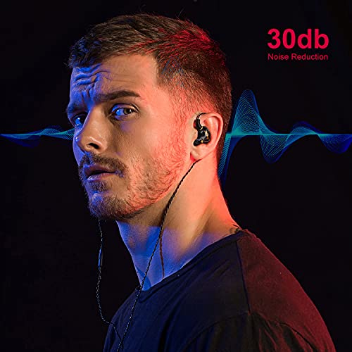 keephifi KBEAR OS1PRO in Ear Monitor Headphones for Audiophiles,Strong Magnetic Circuit Moving Coil Musicians Earbuds,HiFi Headset Earbuds Wired, Stable Comfortable Wearing Earphones