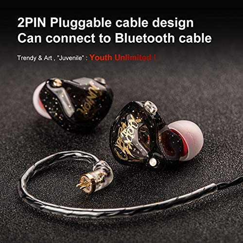 keephifi KBEAR OS1PRO in Ear Monitor Headphones for Audiophiles,Strong Magnetic Circuit Moving Coil Musicians Earbuds,HiFi Headset Earbuds Wired, Stable Comfortable Wearing Earphones
