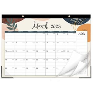 desk calendar 2023-2024 – mar. 2023 – aug. 2024, 18-month desk/wall calendar 2023-2024,16.8″ x 12″, thick paper, calendar 2023-2024 with corner protectors, ruled blocks – colorful lump