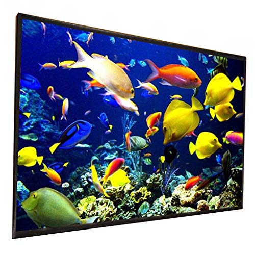 VIBY Projector Screen Outdoor 150 200 Inch 300 Inch White Cloth Material 180 250 Inch Optional 16:9/4:3 for LED (Size : 300 inch)