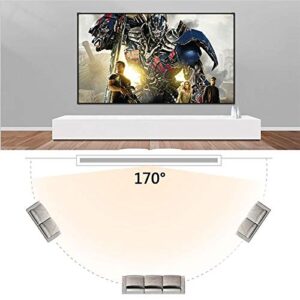 VIBY Projector Screen Outdoor 150 200 Inch 300 Inch White Cloth Material 180 250 Inch Optional 16:9/4:3 for LED (Size : 300 inch)