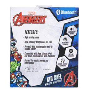 Tech2Go Marvel Avengers Kids Safe Headphones with Built in Volume Limiting Feature for Safe Listening