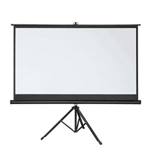 zyzmh projector screen 72 100 inches tripod stand 16:9 portable projection screen 4k 3d movies screen for home office indoor outdoor (size : 72 inch)