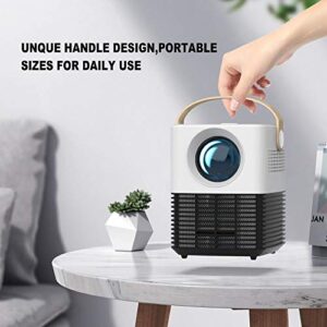 FZZDP Mini Projector P50S Full 1080P 3D Portable Porjector Home Cinema Support 4K LED Home Video Projector ( Size : P50S Android Battery )