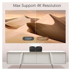 R1 1080P Laser Projector 1200 ANSI Lumens Ultra Short Throw Cinema HDR Video for Home Theater 1080P Beamer