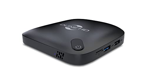 Dune HD Magic 4K / 4K Plus | Ultra HD | HDR10+ | Media Player | Smart Android TV Box | USB 3.0, HDMI, A/V, BT, WiFi 5GHz, 1Gbit, Voice Search, AirMouse, MKV, H.265, 4Kp60 (4GB/32GB)