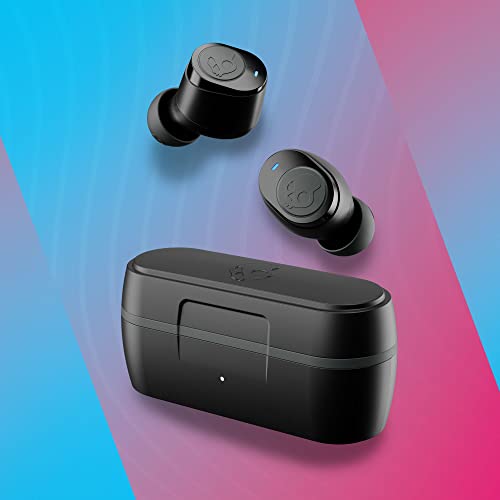 Skullcandy Jib True 2 Wireless Bluetooth Earbuds for iPhone and Android with Microphone / 33 Hour Battery / Charging Case / Great for Gym, Sports, and Gaming / IPX4 Water/Dust Resistant - Black