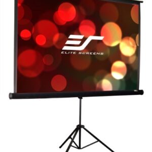 Elite Screens Tripod Pro Series, 119-INCH 1:1, 16:9, 4:3 Adjustable Multi Aspect Ratio Portable Indoor Outdoor Projector Screen, 8K / 4K Ultra HD 3D Ready, 2-YEAR WARRANTY, T119UWS1-PRO, black
