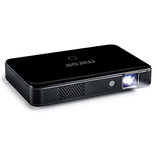 Miroir M220 HD Portable Projector - USB-C - Rechargeable Battery - Home and Outdoors (Renewed Premium)