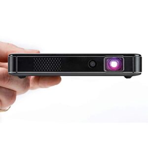 Miroir M220 HD Portable Projector - USB-C - Rechargeable Battery - Home and Outdoors (Renewed Premium)