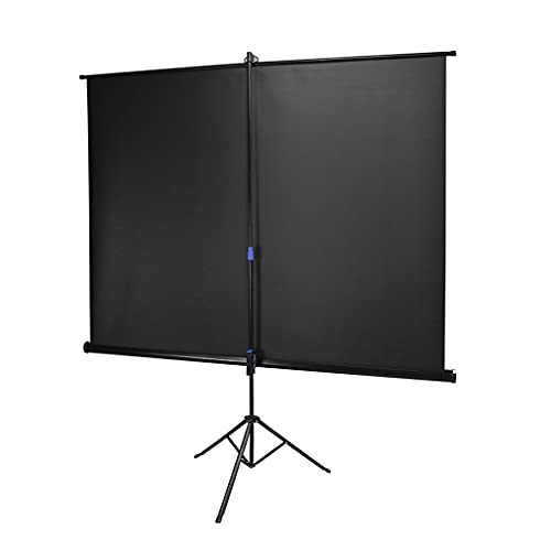 CHYSP Projector Screen Projector Screen 72 100 Inches Tripod Stand 16:9 Portable Projection Screen 4K 3D Movies Screen for Home Office Indoor Outdoor (Size : 100 inch)