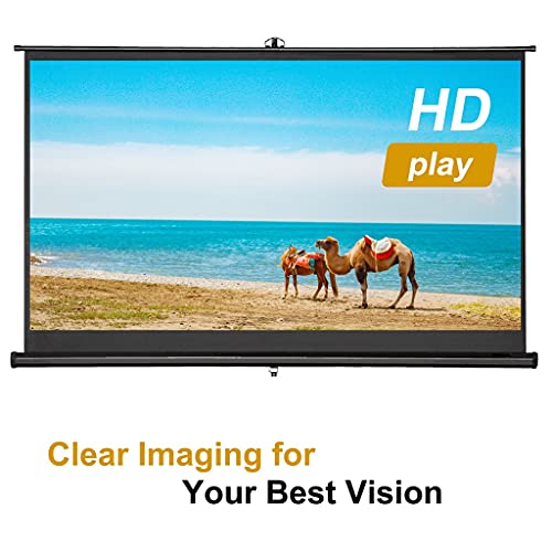 CHYSP Projector Screen Projector Screen 72 100 Inches Tripod Stand 16:9 Portable Projection Screen 4K 3D Movies Screen for Home Office Indoor Outdoor (Size : 100 inch)