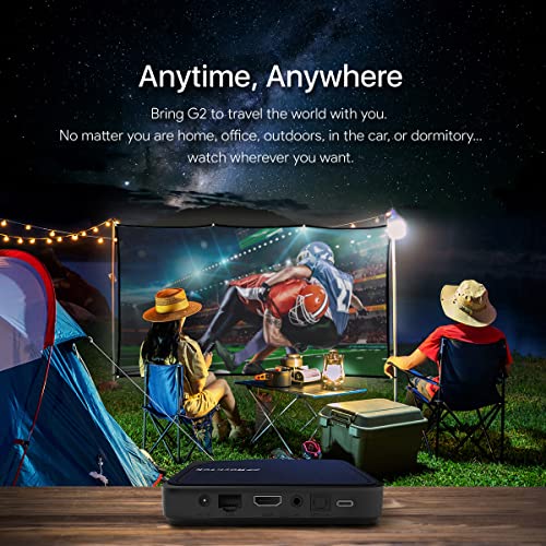 RockTek G2 4K Andriod TV 11.0 Streaming Box, Netflix & Google Certified TV Box with Google Assistant; HDR Movies, Dolby Vision-Atomos, WiFi 6 & Bluetooth 5 with Amlogic S905X4-K, 4GB DDR4 + 32GB eMMC