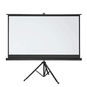 fzzdp projector screen 72 100 inches tripod stand 16:9 portable projection screen 4k 3d movies screen for home office indoor outdoor ( size : 72 inch )