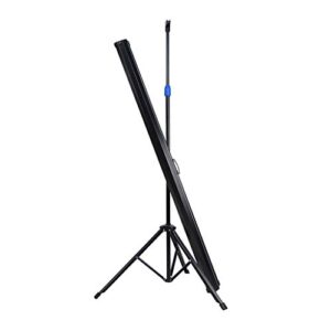 FZZDP Projector Screen 72 100 Inches Tripod Stand 16:9 Portable Projection Screen 4K 3D Movies Screen for Home Office Indoor Outdoor ( Size : 72 inch )