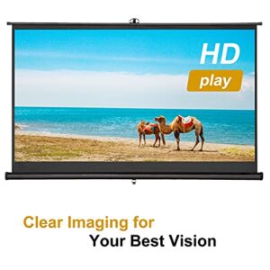 FZZDP Projector Screen 72 100 Inches Tripod Stand 16:9 Portable Projection Screen 4K 3D Movies Screen for Home Office Indoor Outdoor ( Size : 72 inch )