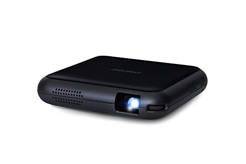Introducing The Miroir M76, The Ultimate Portable Wireless Projector. Enjoy Movies, Gaming, and Videos Anywhere with its Battery-Powered Design and Compatibility with Multiple Devices.