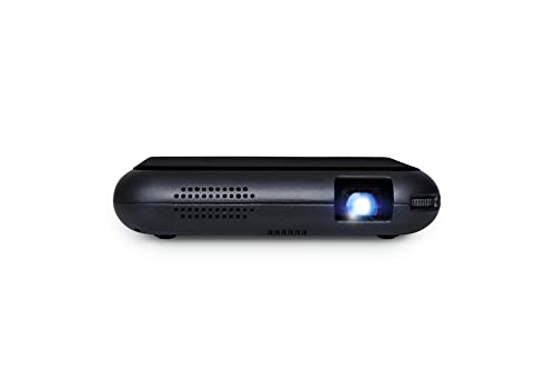 Introducing The Miroir M76, The Ultimate Portable Wireless Projector. Enjoy Movies, Gaming, and Videos Anywhere with its Battery-Powered Design and Compatibility with Multiple Devices.