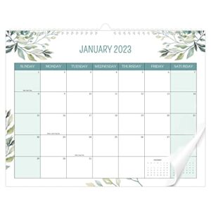 calendar 2023 – 12 month wall calendar from january 2023 to december 2023.15″ x 11.8″ large twin-wire binding monthly weekly planner academic calendar